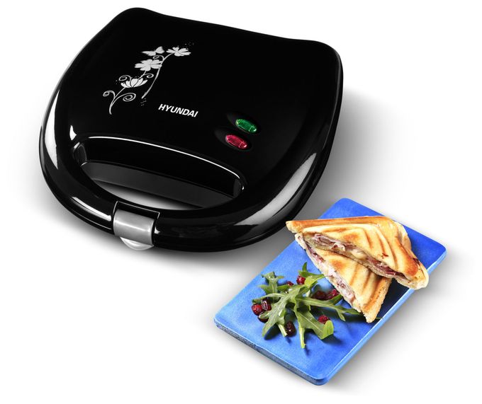 Sandwichmaker 750 W für 2 Sandwiches  SM626 (Schwarz) 