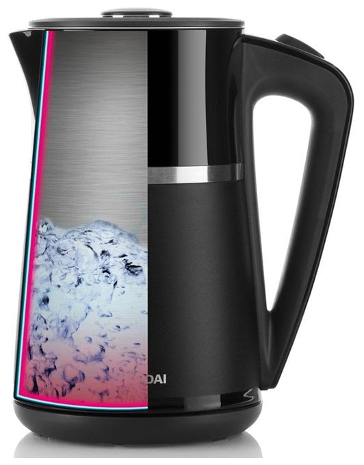 1,7 l Wasserkocher 2200 W  VK306 (Schwarz) 