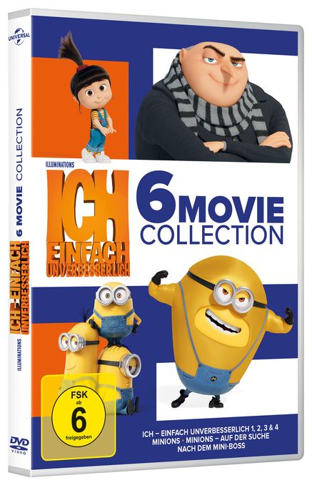 Ich einfach unverbesserlich & Minions - 6-Movie Collection (DVD) 