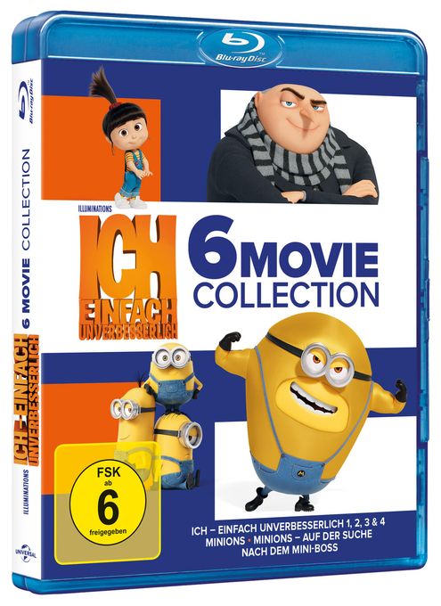 Ich einfach unverbesserlich & Minions - 6-Movie Collection (Blu-Ray) 