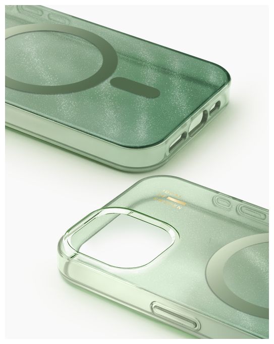 Clear Case MagSafe für Apple iPhone 17e / 16e / 15 / 14 / 13 (Sage Green) 