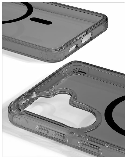 Clear Case MagSafe für Samsung Galaxy A56 / A37 / A36 / A27 (Tinted Black) 