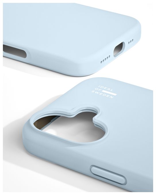Silicone Case MagSafe Cover für Apple iPhone 17 (Light Blue) 