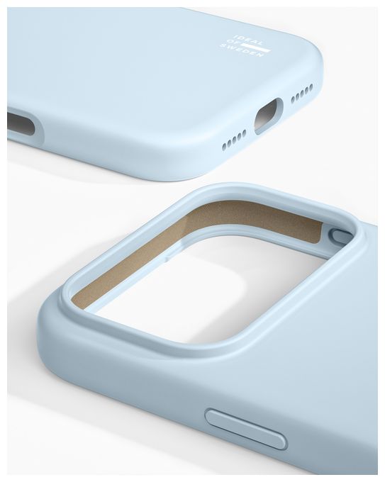 Silicone Case MagSafe Cover für Apple iPhone 17 Pro Max (Light Blue) 