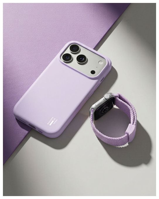 Armband 42 mm Apple Watch Series 1–3 44 mm Apple Watch Series 4–6 44 mm Apple Watch SE (1. – 3. Generation) 45 mm Apple Watch Series 7–9 46 mm Apple Watch Series 10–11 49 mm Apple Watch Ultra/Ultra 2–3 Lavender Milk Watch Band 