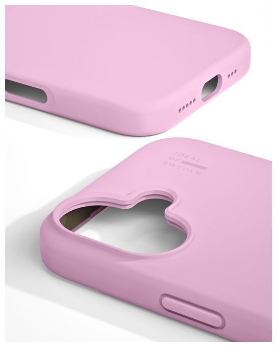 Silicone Case MagSafe Cover für Apple iPhone 16 (Bubblegum Pink) 