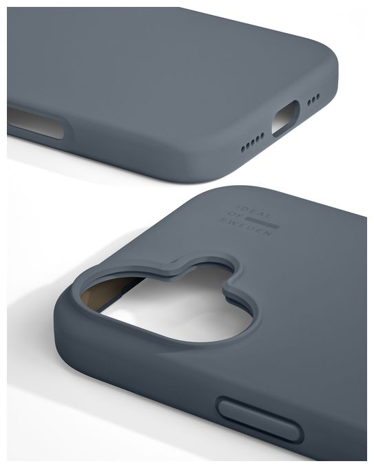 Silicone Case MagSafe Cover für Apple iPhone 17 (Midnight Blue) 