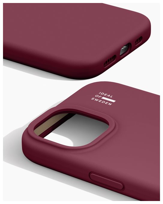 Silicone Case MagSafe für Apple iPhone 17e / 16e / 15 / 14 / 13 (Fine Wine) 