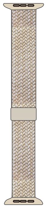 Armband 20 mm Apple Watch 38/40/41/42 (Series10)  Soft Braid Watch Band (Beige) 