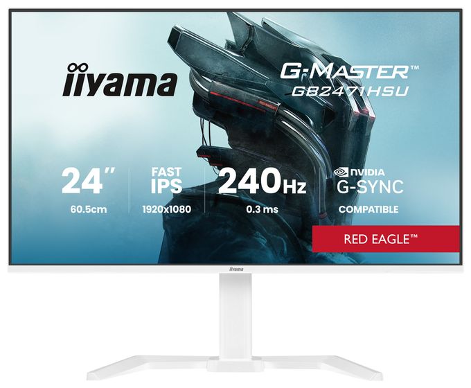 Full HD Monitor 60,5 cm (23.8 Zoll) 16:9 0,3 ms 350 cd/m²  G-Master GB2471HSU-W1 (Weiß) 