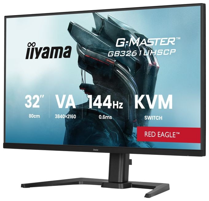 4K Ultra HD Monitor 80 cm (31.5 Zoll) 16:9 400 cd/m²  G-Master GB3261UHSCP-B1 (Schwarz) 