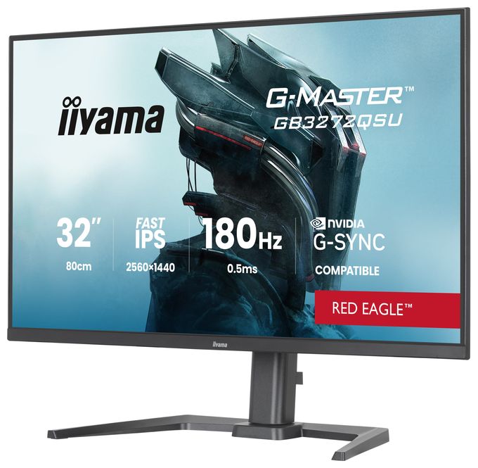 Quad HD Monitor 80 cm (31.5 Zoll) 16:9 400 cd/m²  G-Master GB3272QSU-B1 (Schwarz) 