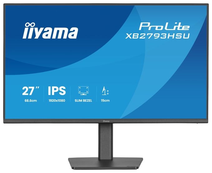 Full HD Monitor 68,6 cm (27 Zoll) 16:9 1 ms 350 cd/m²  ProLite XB2793HSU-B1 (Schwarz) 