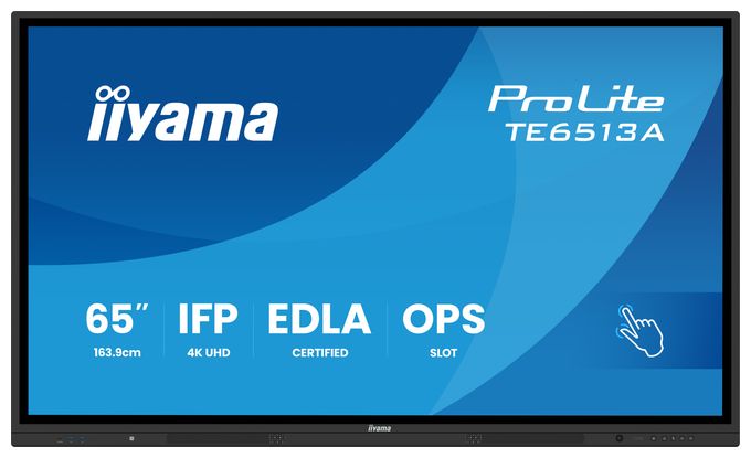 4K Ultra HD Monitor 163,8 cm (64.5 Zoll) 16:9 8 ms  ProLite TE6513A-B2AG (Schwarz) 