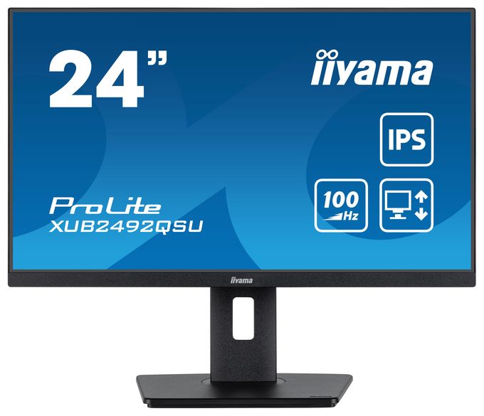 Quad HD Monitor 60,5 cm (23.8 Zoll) 16:9 1 ms 350 cd/m²  ProLite XUB2492QSU-B1 (Schwarz) 