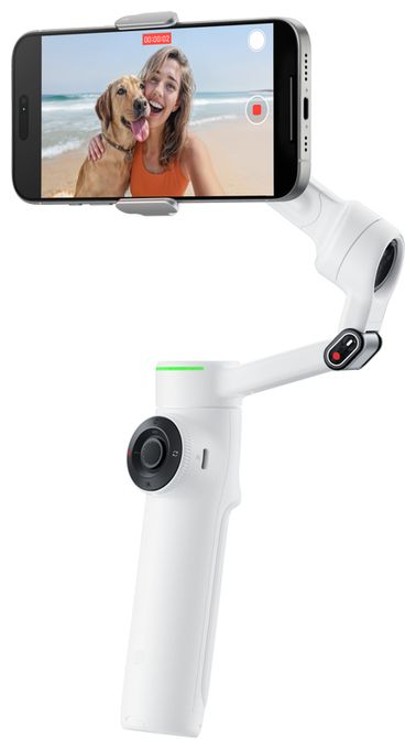 Stativ Gimbal für Smartphone faltbar Bluetooth  Flow 2 Pro (Weiß) 
