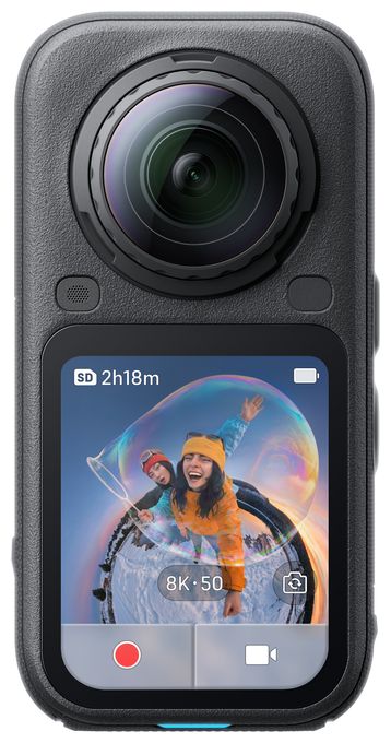 7680 x 3840 Pixel Aktion Kamera 170° 120 MP  X6 Standard Bundle (Schwarz) 