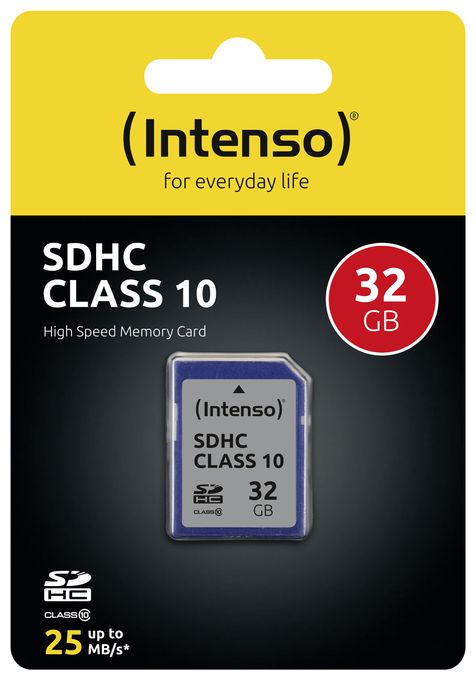 SDHC Speicherkarte 32 GB Klasse 10 3411480 
