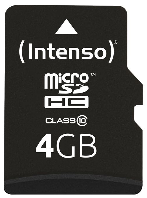MicroSDHC Speicherkarte 4 GB Klasse 10 3413450 