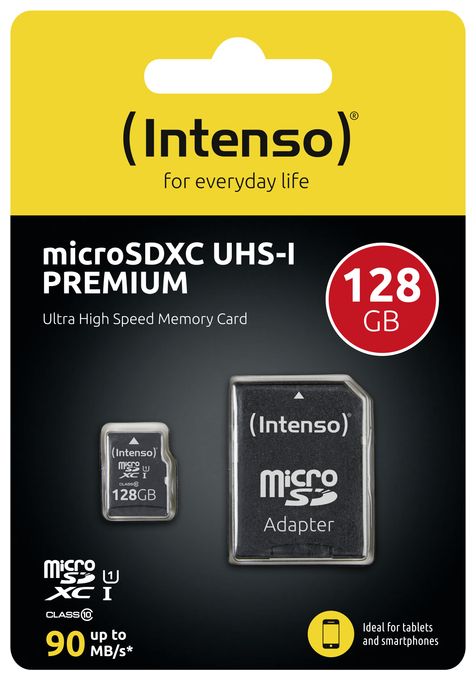MicroSDXC Speicherkarte 128 GB Class 1 (U1) Klasse 10 3423491 