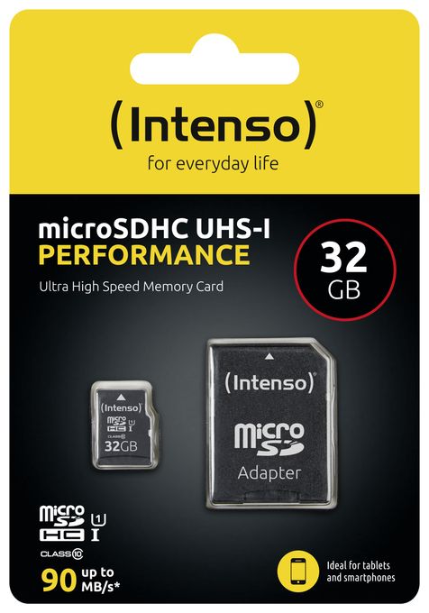 MicroSD Speicherkarte 32 GB Class 1 (U1) Klasse 10 3424480 