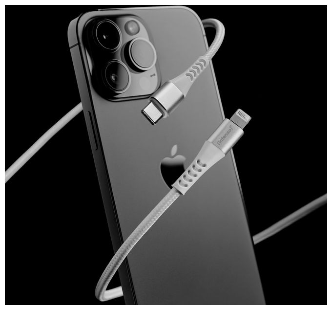Stecker USB C auf USB C/Lightning bis 27 W 1,5 m  7902002 (Weiß) 