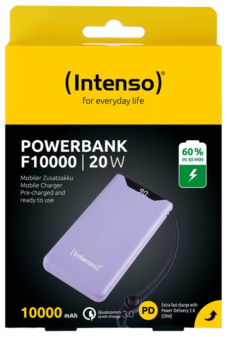 10000 mAh Powerbank  F (Violett) 