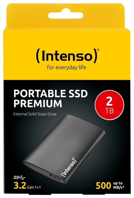 2 TB SSD 1.8"  Portable Premium Edition (Schwarz) 