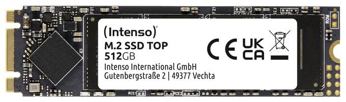 512 GB SSD Serial ATA III M.2  Top (Grün) 
