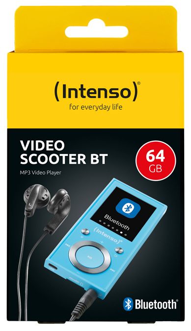 MP3 Spieler 16 GB  Video Scooter BT (Blau) 