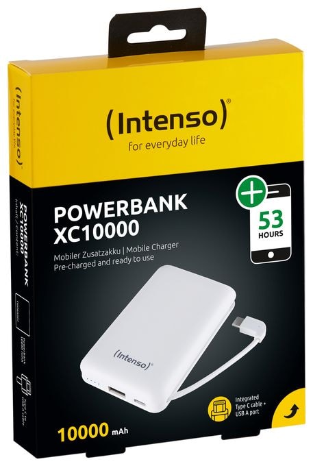 10000 mAh Powerbank USB Typ-C  XC (Weiß) 