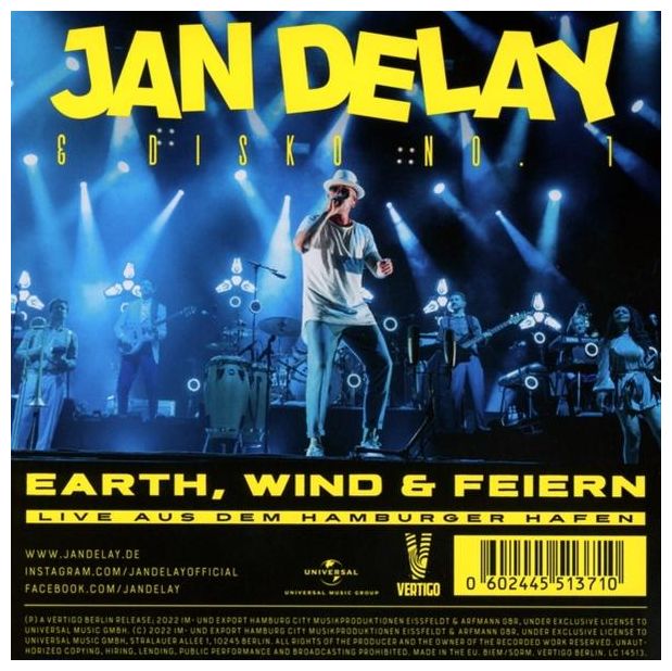 Jan Delay - Earth,Wind & Feiern-Live Aus D.Hamburger Hafen 
