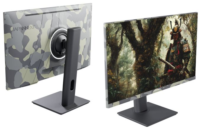 Full HD Monitor 61 cm (24 Zoll) 16:9 0,5 ms 400 cd/m²  JN-IPS238FHD200F-HSP-CAMO (Schwarz) 