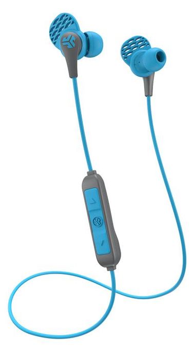 JBuds Pro In-Ear Bluetooth Kopfhörer kabelgebunden 6 h Laufzeit IP55 (Blau, Grau) 