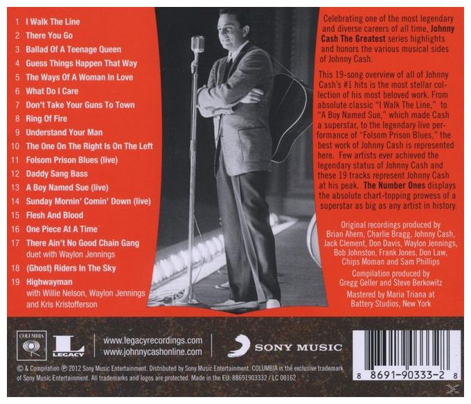 Johnny Cash - The Greatest: The Number Ones 