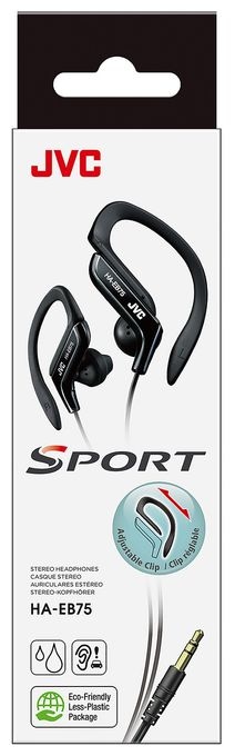 In-Ear Kopfhörer Kabelgebunden  HA-EB75 (Schwarz) 