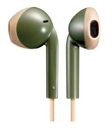 In-Ear Kopfhörer Kabelgebunden  HA-F19M-GC (Cremefarben, Grün) 