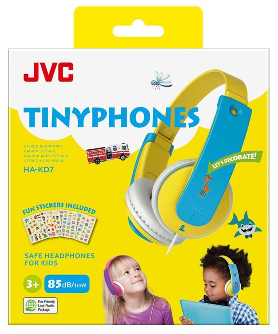 Over Ear Kopfhörer Kabelgebunden  HA-KD7-Y (Blau, Gelb) 