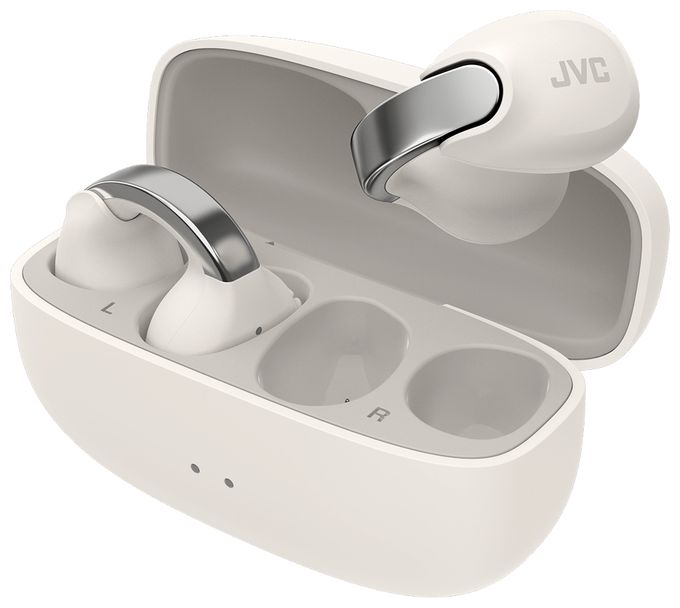 In-Ear Bluetooth Kopfhörer Kabellos TWS IPX4 USB Typ-C  HA-NP1T (Silber, Weiß) 