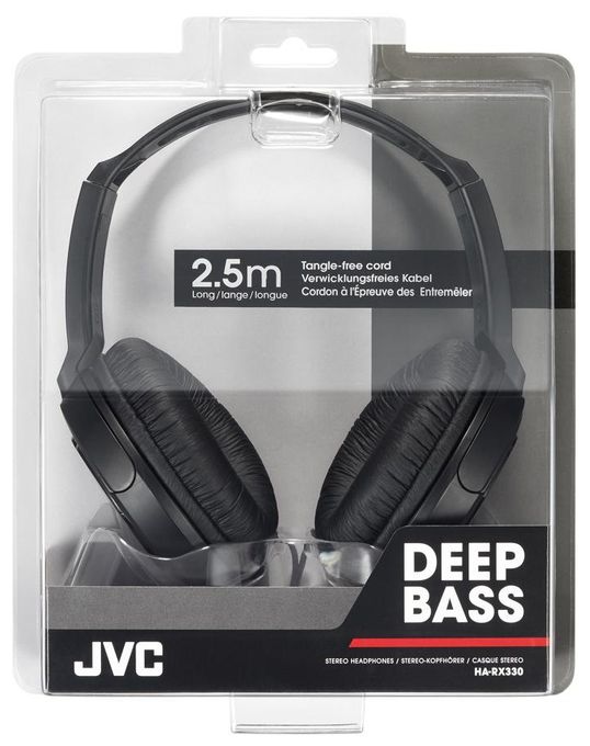 Over Ear Kopfhörer Kabelgebunden  HA-RX330-E (Schwarz) 