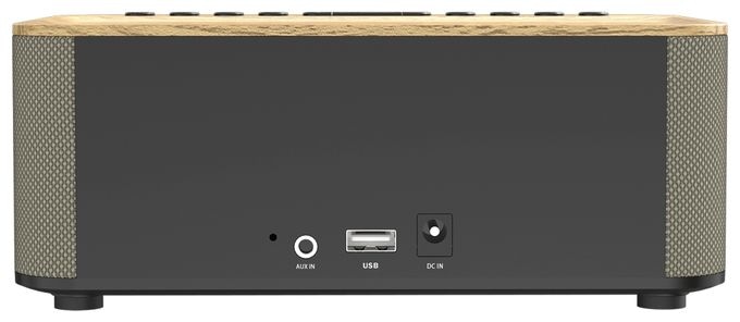 Bluetooth DAB+, FM Radio Uhr (Beige, Schwarz, Holz) CR-ST40DAB-M 