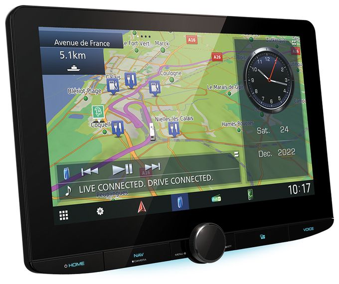 25,6 cm (10.1 Zoll) Navigationsgerät 2000 GB Ganz Europa DNR992RVS 