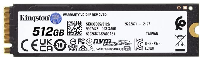 512 GB SSD PCI Express 4.0 M.2 KC3000 