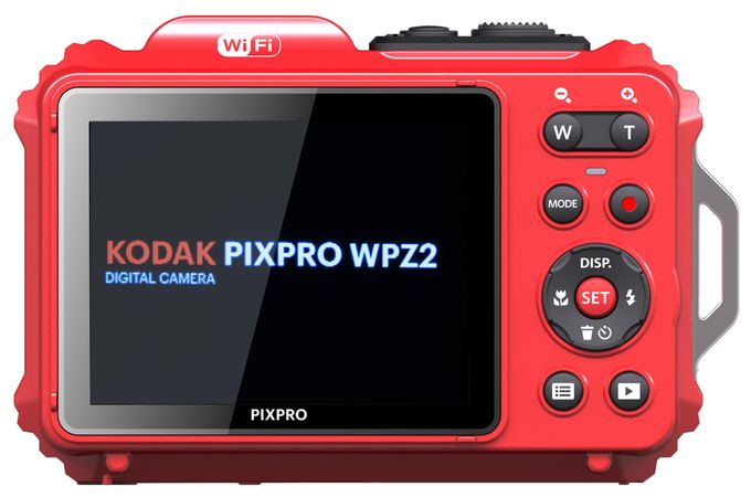 Kompaktkamera 4x Opt. Zoom  Pixpro WPZ2 Set inkl. 16GB SD-Karte und Zweitakku (Rot) 