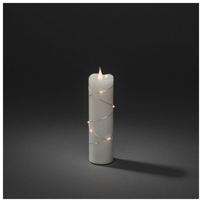 LED 2100 K Warmweiß 1826-190 LED Echtwachskerze 