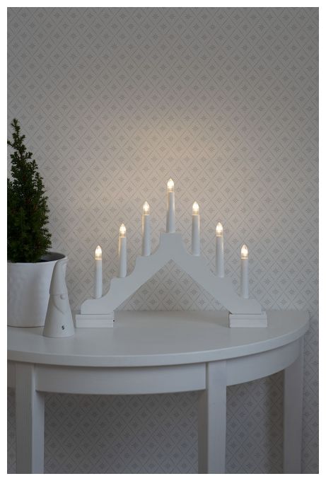 LED 280 mm Warmweiß Batterie/Akku 2322-205 Santa und Kinder mit Musik 14,5cm 