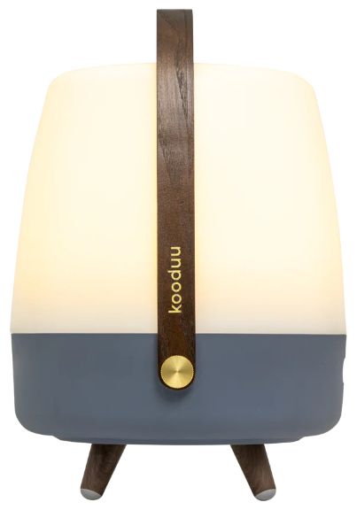 10 W Bluetooth Lautsprecher Laufzeit bis 11 h  Lite-up Play 2.0 (Blau, Weiß, Holz) 