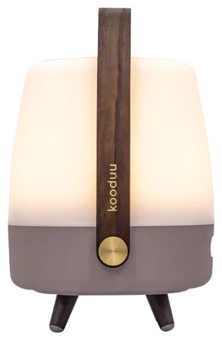 8 W Bluetooth Lautsprecher Laufzeit bis 11 h  Lite-up Play Mini (Beige, Weiß, Holz) 