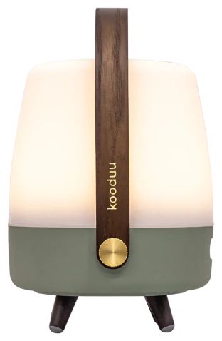 8 W Bluetooth Lautsprecher Laufzeit bis 11 h  Lite-up Play Mini (Grün, Weiß, Holz) 