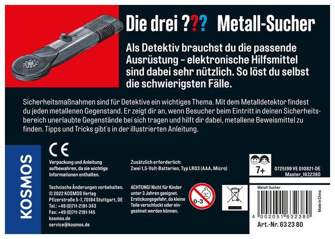 Die drei ??? Metall-Sucher 